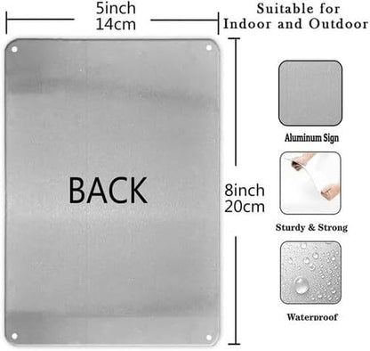 Vegetables Metal Sign Vintage Decor Tomato Sign Farm Wall Decor Sturdy Rust Waterproof Aluminum Signs for Outdoor Yard Garden Easy to Install 5.5x8inch