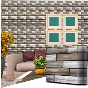 10PCS 3D Wall Panels Peel and Stick