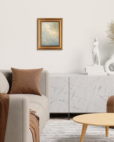 Vintage Gold Framed Wall Art for Living Room