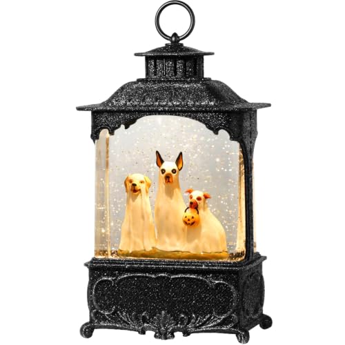 Halloween Snow Globe Lantern Ghost Dog Halloween Decor Indoor