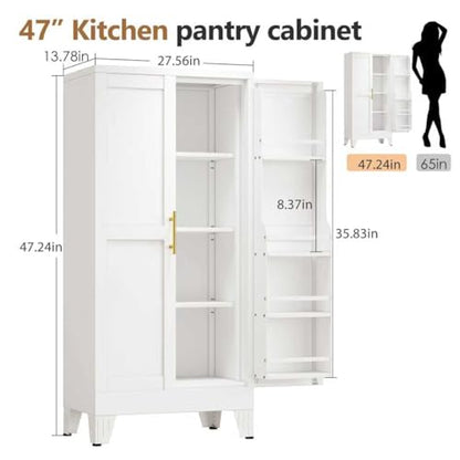 47" Kitchen Pantry Cabinet