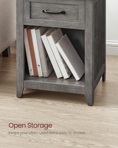 Farmhouse Nightstands with Charging Station (2 Count)