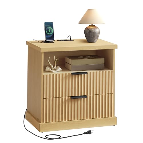 Nightstand with Charging Station