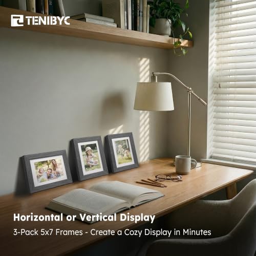 5x7 picture frame 3 Pack (3 Count)