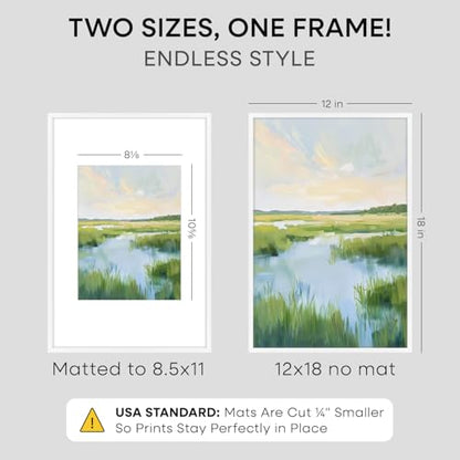12x18 White Picture Frame (2 Count)
