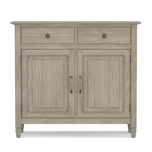 Connaught 40" Wide Solid Wood Cabinet in Distressed Grey