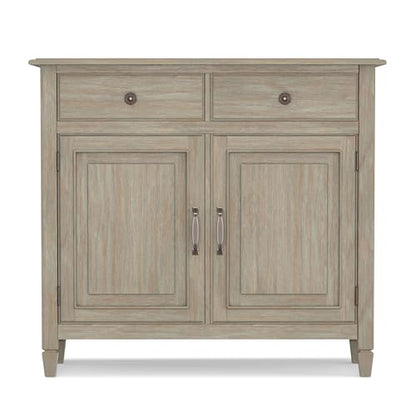 Connaught 40" Wide Solid Wood Cabinet in Distressed Grey