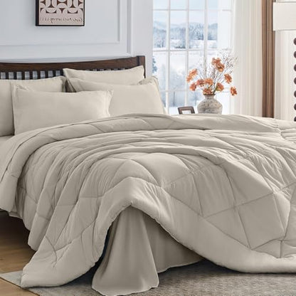 7 Piece Queen Comforter Set