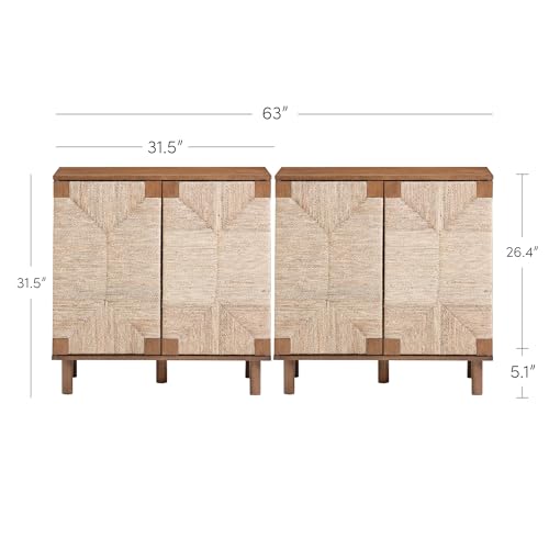 Beacon Boho Accent Cabinet with Doors