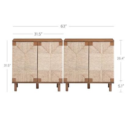 Beacon Boho Accent Cabinet with Doors