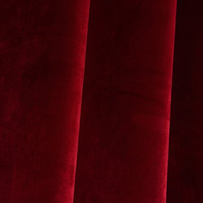 Set of 2 Classic Blackout Velvet Curtains Panels Home Theater Grommet Drapes Eyelet 52Wx96L