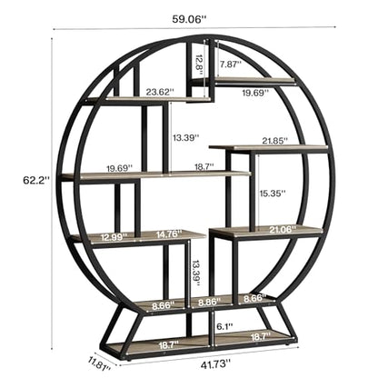 Bookshelf Round Bookshelves Etagere Bookcase