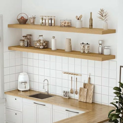 Deep Floating Shelves 72x12” Set of 1