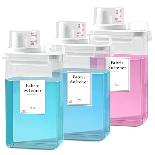 3 Pack Laundry Detergent Dispenser (234 Fl Oz)