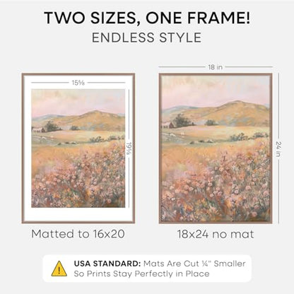 18x24 Mocha Poster Frame