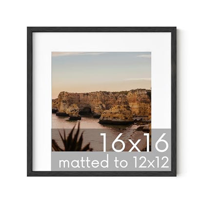 Black Oak Wood 16x16 Picture Frame