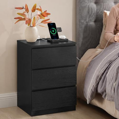 Nightstand with Charging Station
