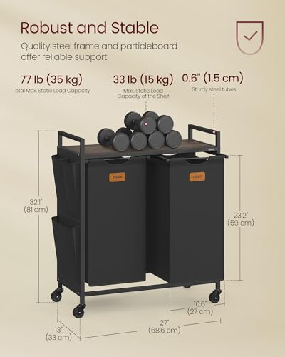 Laundry Hamper 2 Section