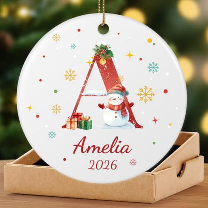 Name Ornaments for Christmas Tree