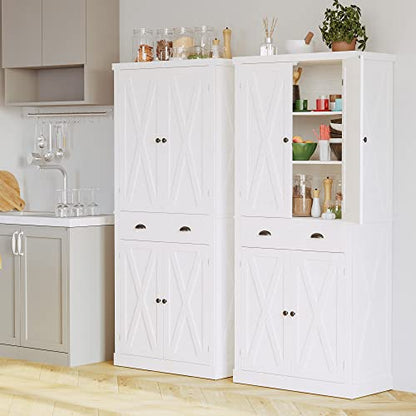 Storage Cabinet with Drawers and Doors for Living Room and Entryway