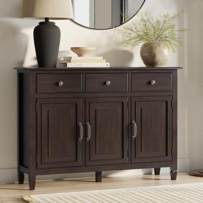 Connaught 51" Solid Wood Cabinet in Chestnut Brown
