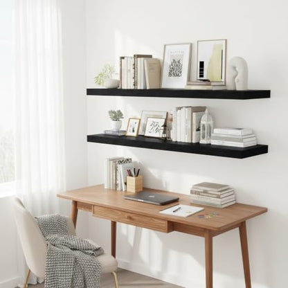 Deep Floating Shelves 48x12” Set of 2 (2 Count)