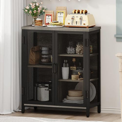 Small Coffee Bar Cabinet with Storage