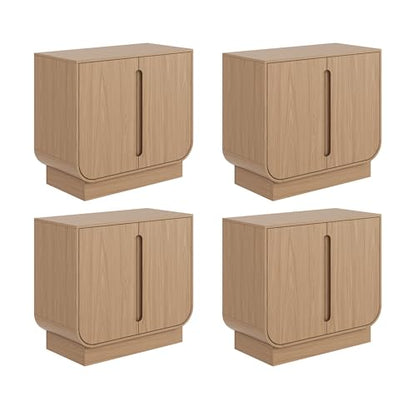 Joey Mid Century Modern Storage Cabinet (4 Count)