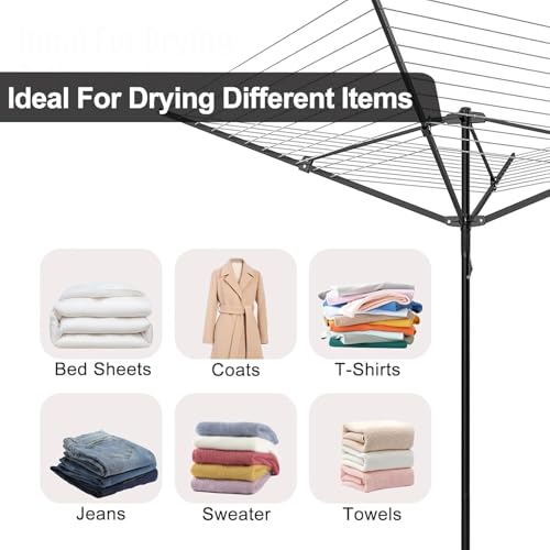 Heavy Duty Outdoor Umbrella Drying Rack
