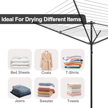 Heavy Duty Outdoor Umbrella Drying Rack