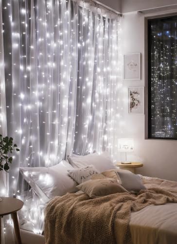 300 LED Fairy Curtain Lights