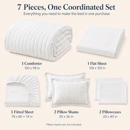 Oversized King Comforter Set 120x98 in