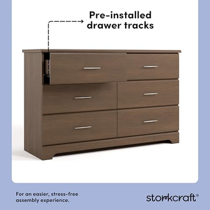 Brookside 6 Drawer Dresser