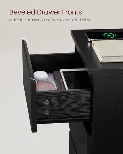 Nightstand with Charging Station