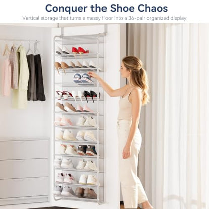 36 Pair Over the Door Shoe Rack