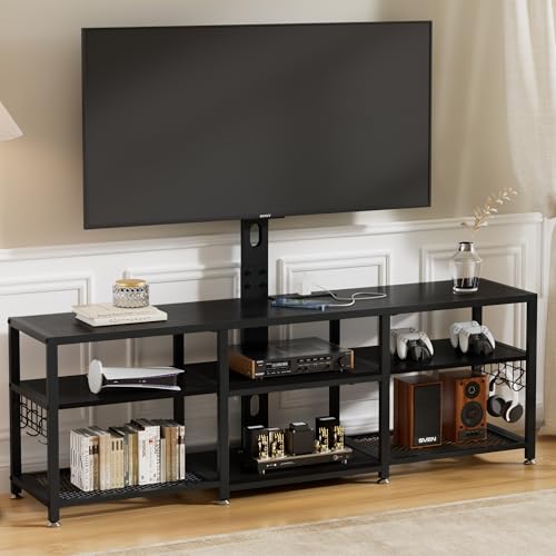 TV Stand with Mount and Power Outlets