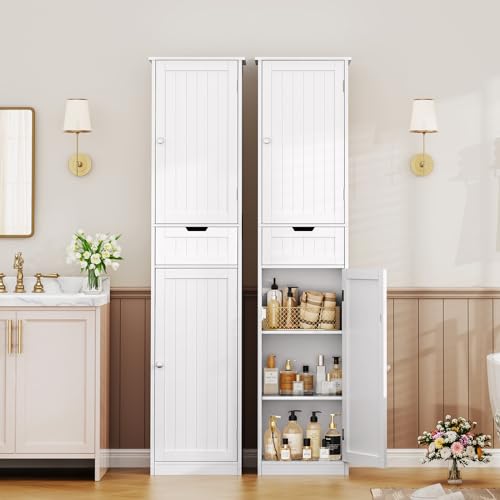 66.9" Tall Bathroom Cabinet