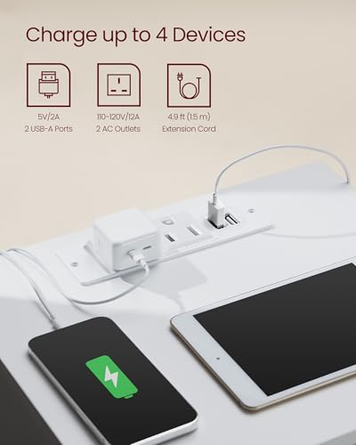 Nightstand with Charging Station