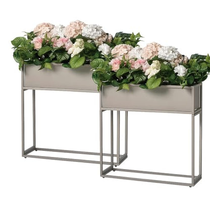 Cocoyard Elevated Metal Planter Boxes (2 Count)