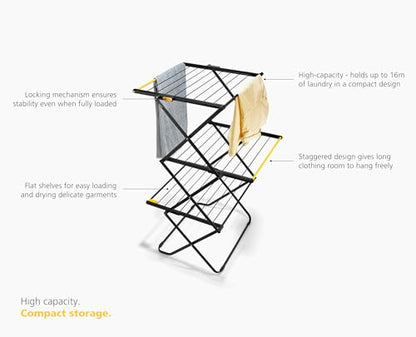 AirFrame 3 Tier Folding Clothes Drying Rack