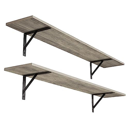 Long Wall Shelves (2 Count)