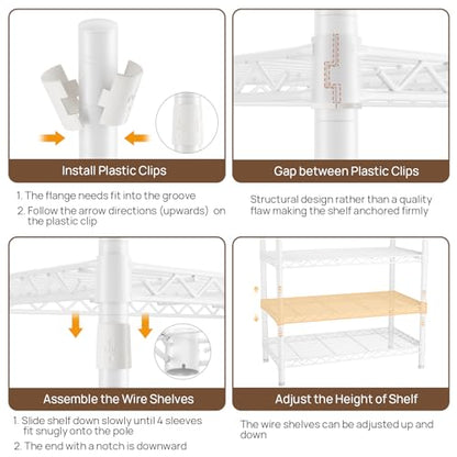 Laundry Organizer Shelves Over the Washer and Dryer Storage Shelf