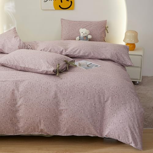 Purple Floral Comforter Set Twin XL