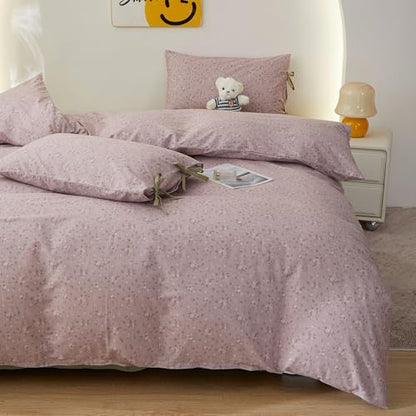 Purple Floral Comforter Set Twin XL