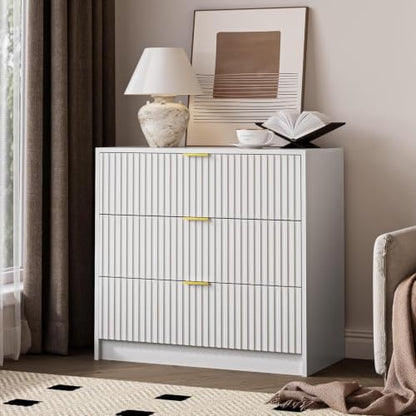 3 Drawer Nightstand Set of 2