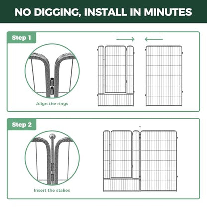 No Dig Garden Fence