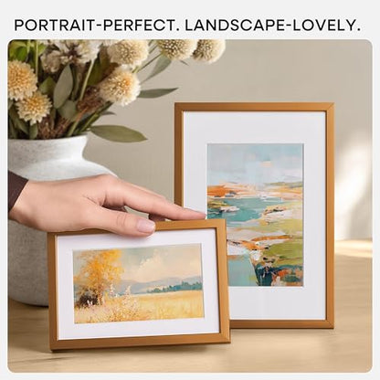 9x12 Bronze Picture Frame (2 Count)