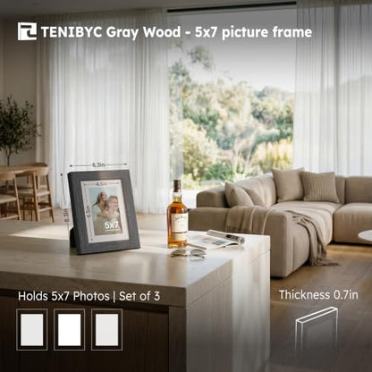 5x7 picture frame 3 Pack (3 Count)