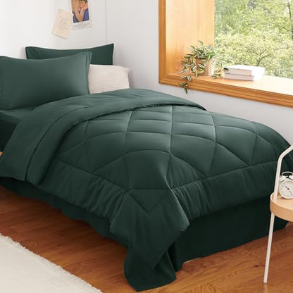 Twin XL Comforter Set Forest Green