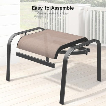 Outdoor Ottoman Set of 2 (2 Count)